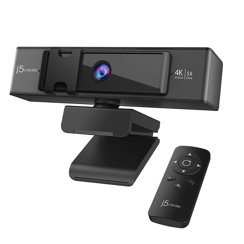 J5Create JVCU435 4K Ultra HD ePTZ USB-C Conference Webcam with Remote Control