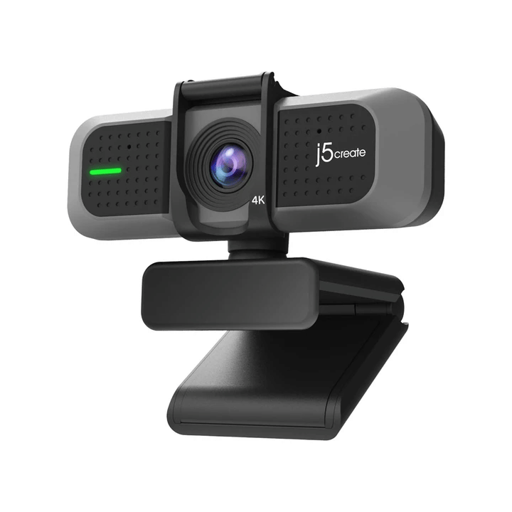 J5create USB 4K Ultra HD Webcam - macOS/ Windows/ Chrome OS Compatible
