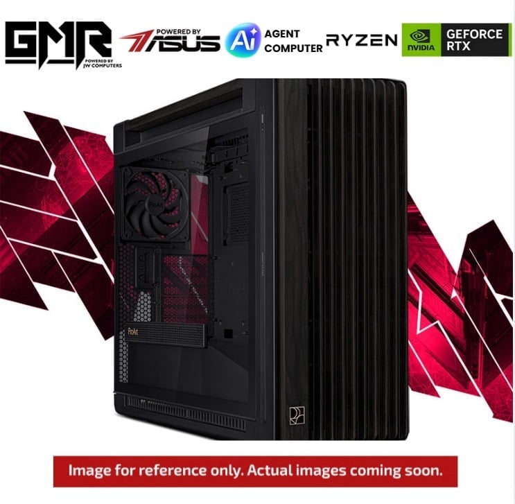 JW Ryzen ProArt RTX 5080 Workstation PC - (Ryzen 9 9950X3D | 64GB RAM | RTX 5080 16G | 4TB NVMe SSD | 850W | Windows 11 Pro) Powered by ASUS