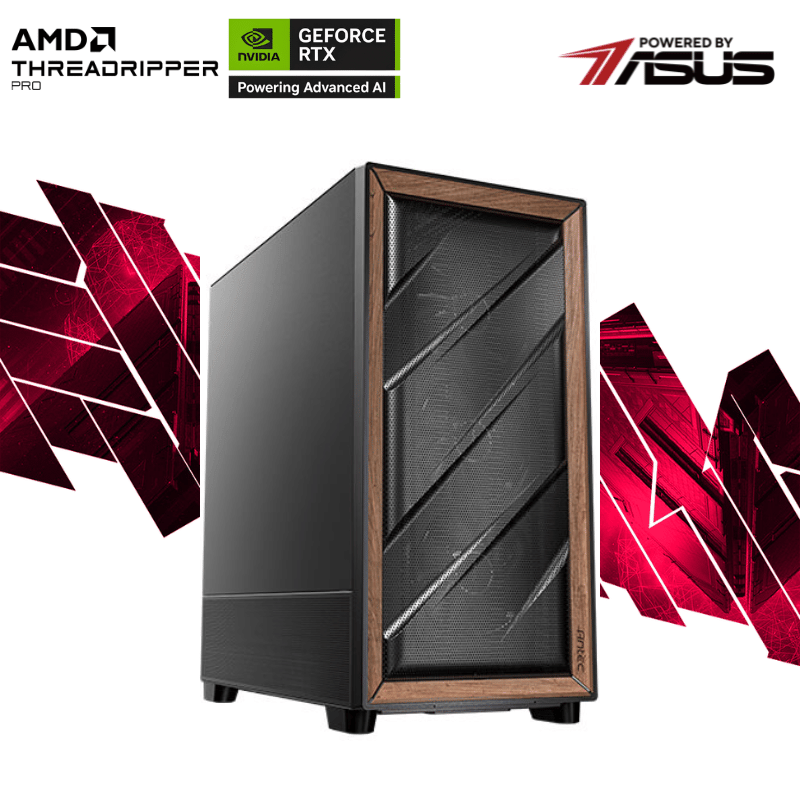 JW Threadripper Pro 9970X 5060 Workstation PC - (AMD TR-9970X | 256GB RAM | RTX 5060 8G | 1TB NVMe SSD | 1200W Gold | Windows 11 Pro)