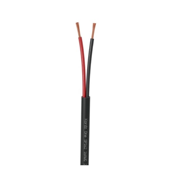 Kordz ONE Series 16AWG 2C Speaker Cable Black