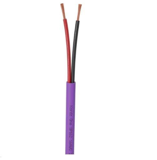 Kordz ONE Series 16AWG 2C Speaker Cable Purple