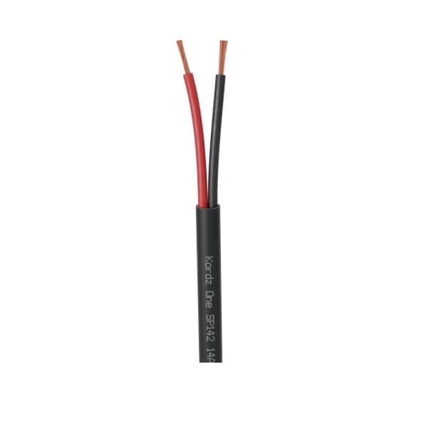 Kordz ONE Series 14AWG 2C Speaker Cable Black