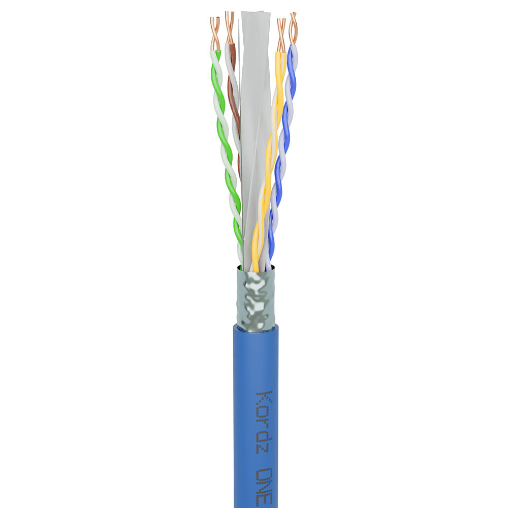 Kordz ONE Series CAT 6A F/UTP Pro Box Cable 152.5m - Blue