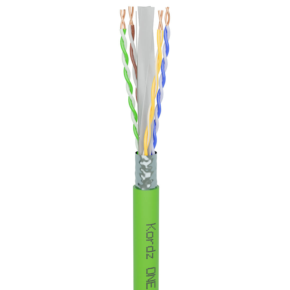 Kordz ONE Series CAT 6A F/UTP Pro Box Cable 152.5m - Green