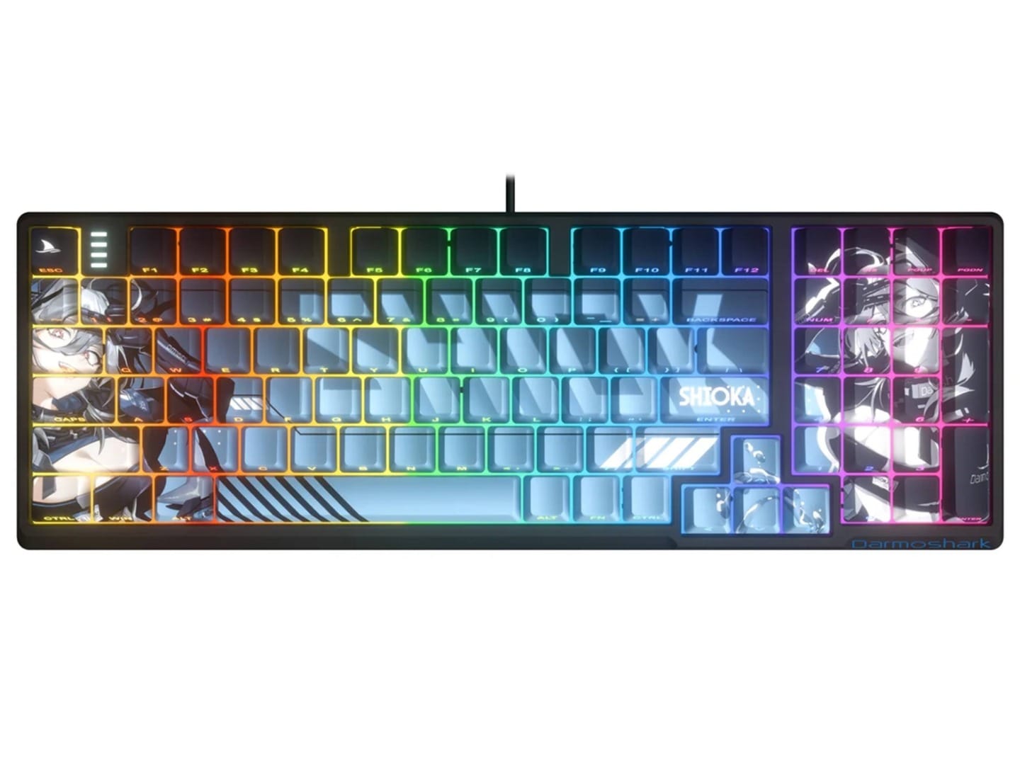 Darmoshark K7 MAX Wired Magnetic Switch RGB Gaming Keyboard With ACRO Gaming Gear Collaboration PBT Keycaps
