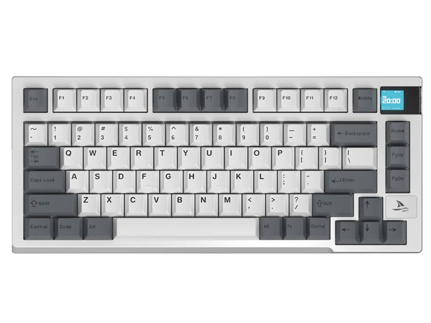 Darmoshark K8 Trio-Mode Mechanical RGB Gaming Keyboard With Gasket Mount Structure & TFT Display
