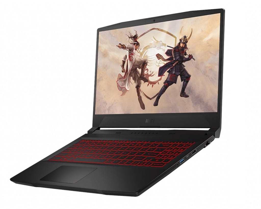 MSI Katana GF66 12UC 15.6" FHD Laptop i5-12450H, 8GB RAM, 512GB SSD, Windows 11 Home