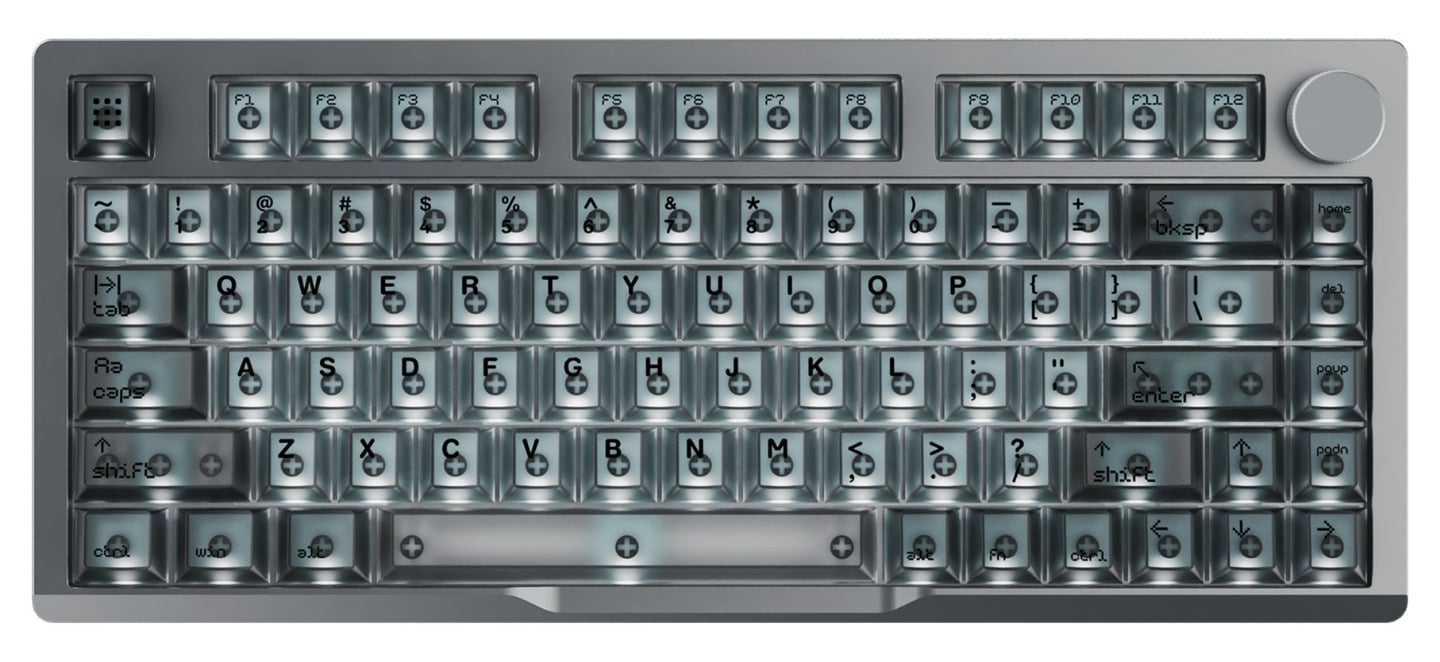 VOICSKY APEX 75 Wireless Mechanical Dark Keyboard - Tone Linear Switch
