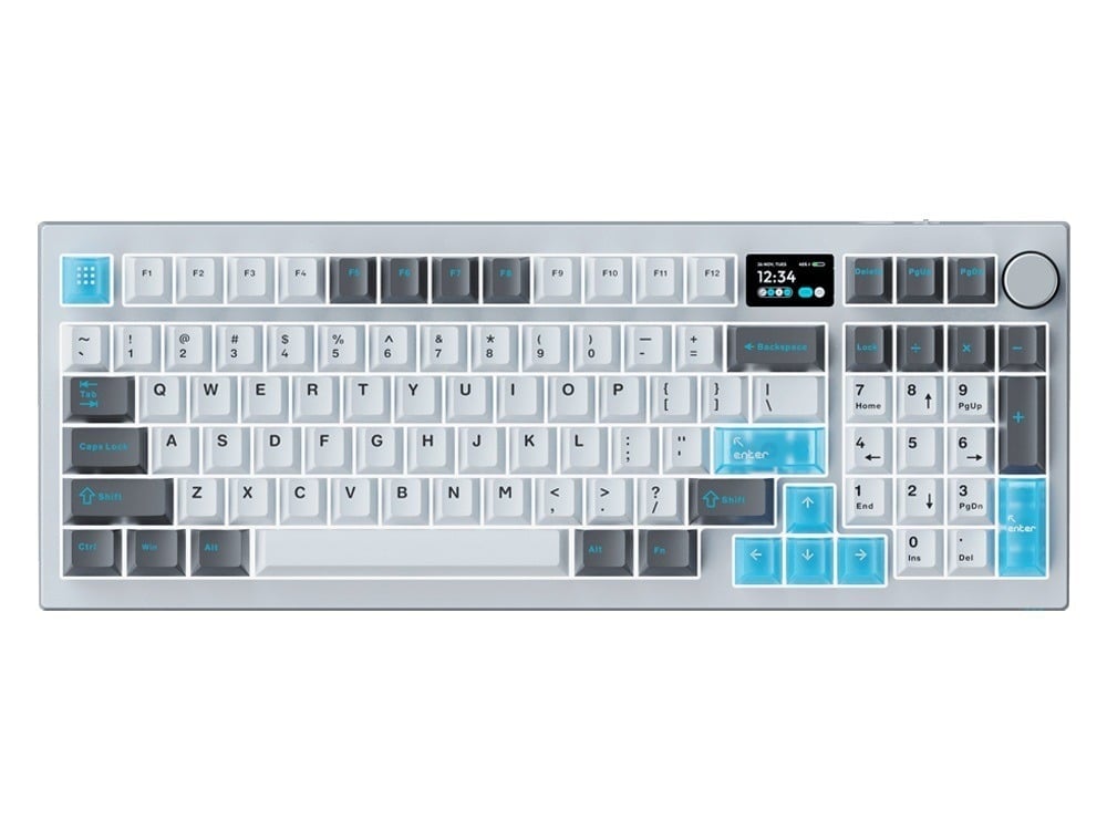 VOICSKY ECHO 96 Wireless Mechanical Light Keyboard With Dynamic Screen - Tone Linear Switch
