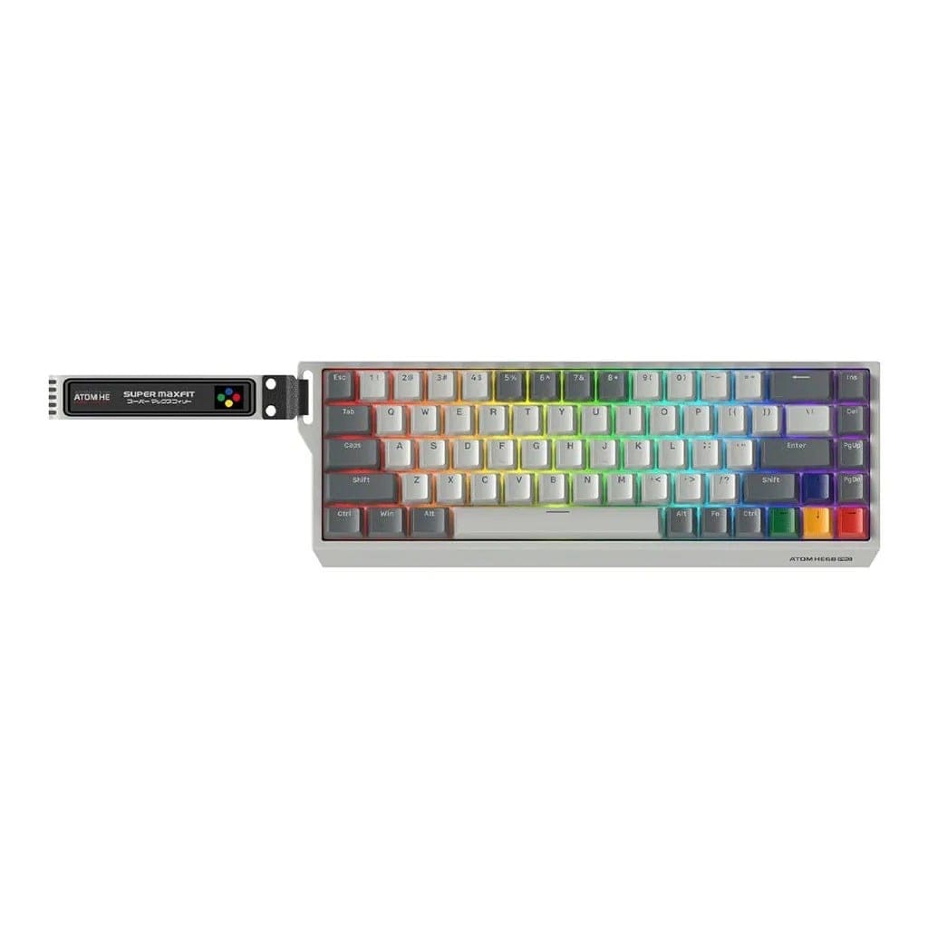 Fantech ATOM HE68 PRO 8K Wireless SUPER MAXFIT Gaming Keyboard - Magnetic Emerald Switch