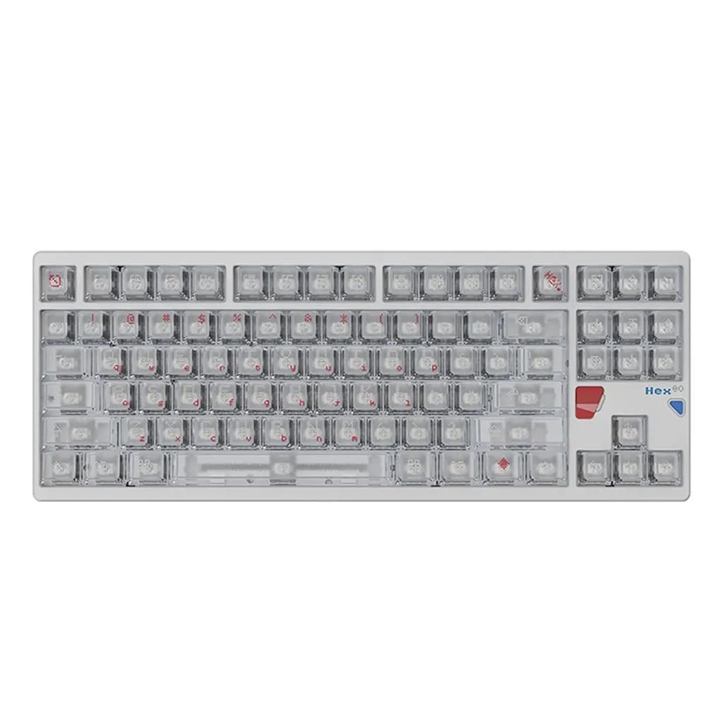Qwertykeys QK x ATK HEX80 Magnetic Switch TKL Keyboard - Spray-coated Spark