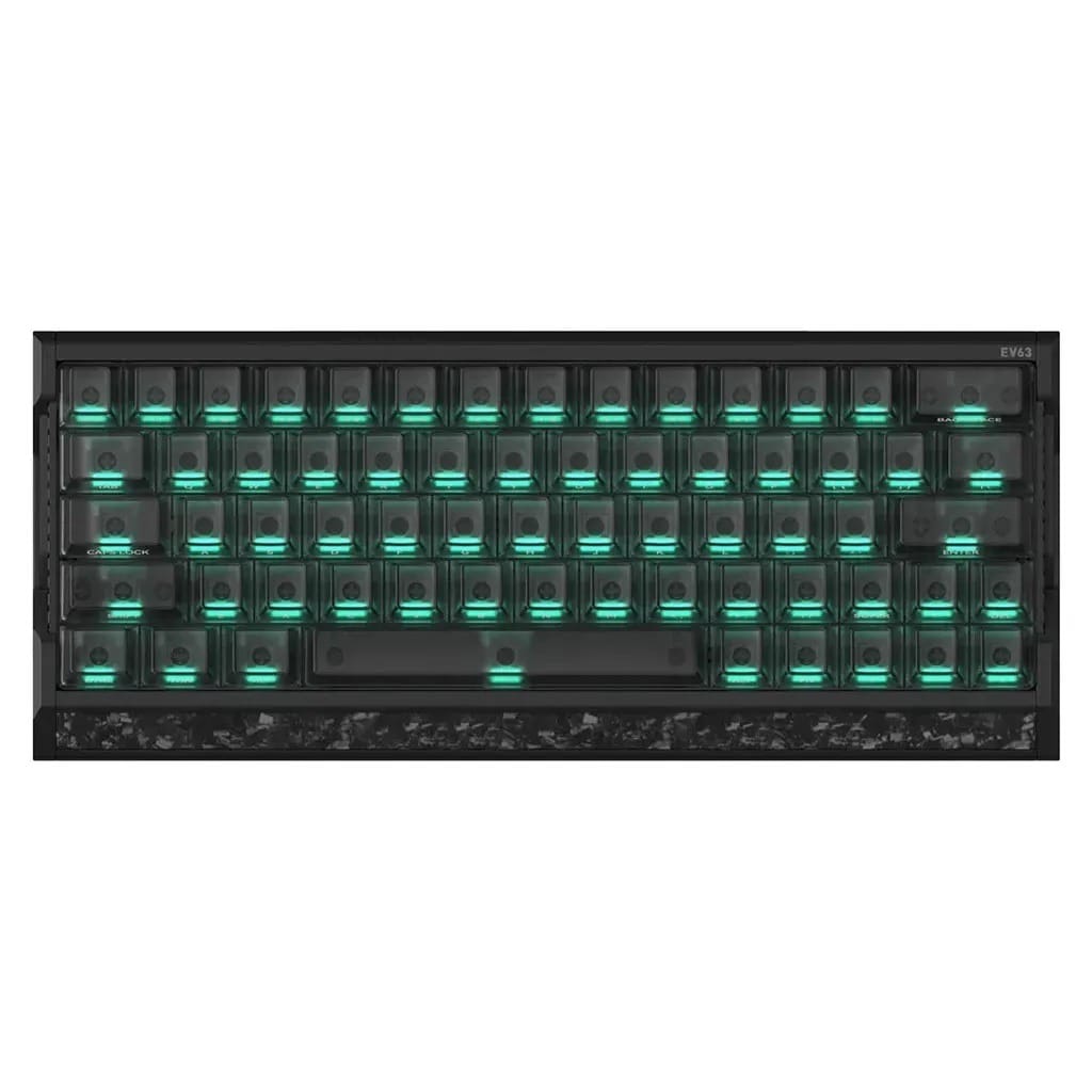 IQUNIX EV63 Hall Effect 8K RGB Wired Gaming Dark Side RS Keyboard - Magnetic X Ultra Switch