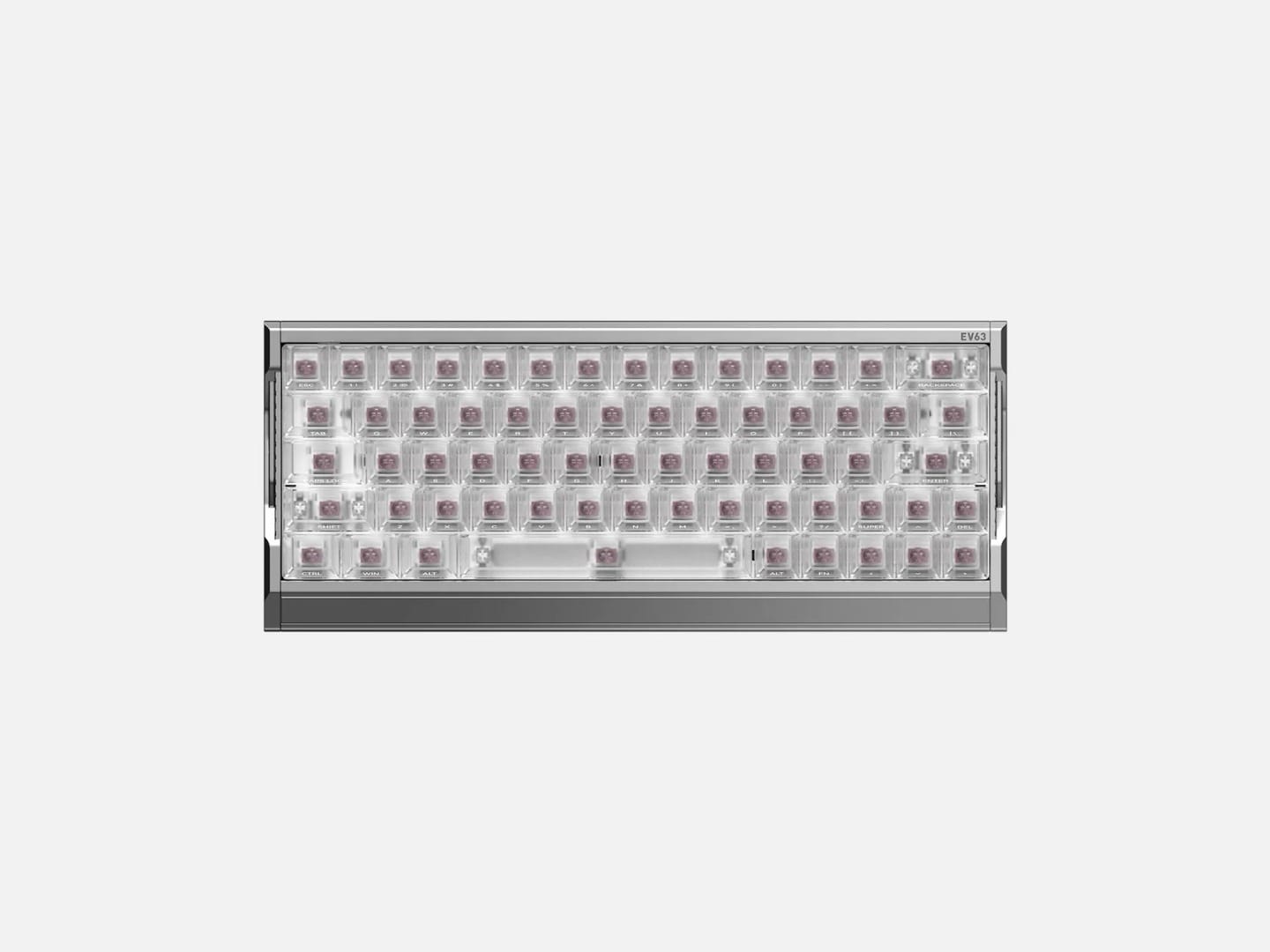 IQUNIX EV63 Hall Effect 8K RGB Silver Blade RS Wired Gaming Keyboard - Magnetic X Pro Switch