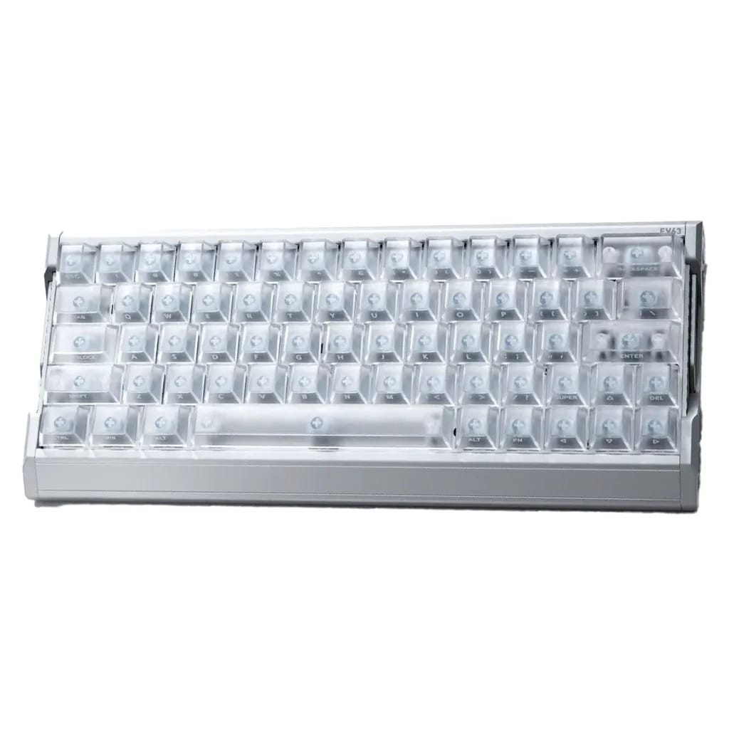 IQUNIX EV63 Hall Effect 8K RGB Wired Gaming Silver Blade RS Keyboard - Magnetic X Ultra Switch