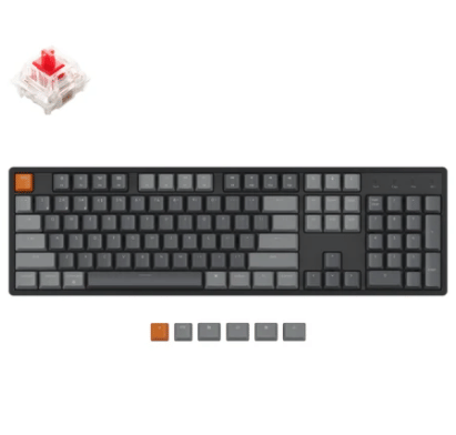 Keychron K10 Hot Swappable RGB Wireless Mechanical Keyboard Red Switch
