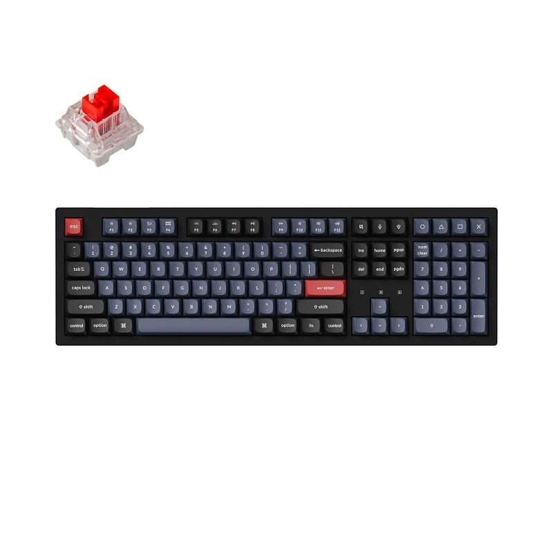 Keychron K10 Pro QMK/VIA Wireless RGB Hot-Swappable Mechanical Keyboard - K Pro Red Switch