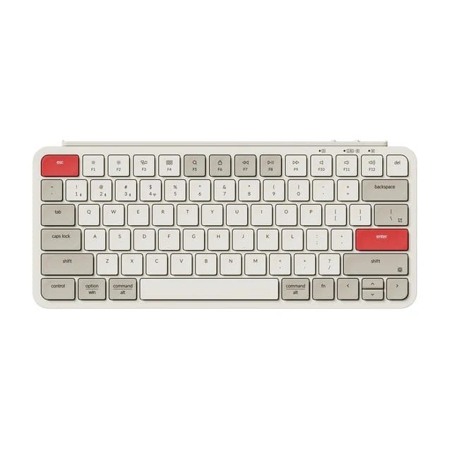 Keychron B1 Pro Ultra-Slim Wireless Keyboard - Retro Red