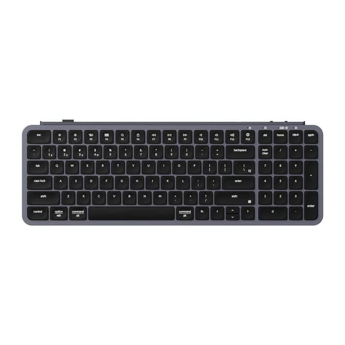 Keychron B2 Pro Ultra-Slim Wireless Keyboard - Space Grey