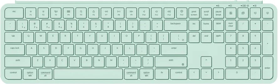 Keychron B6 Pro Ultra-Slim Wireless Keyboard - Mint Green
