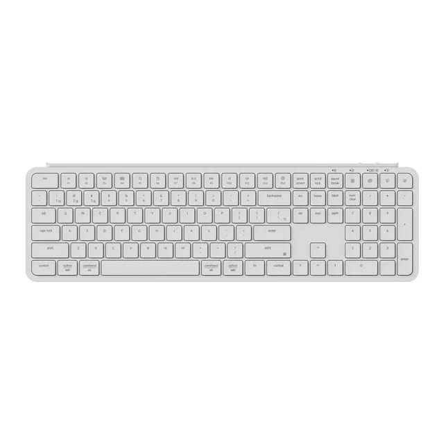 Keychron B6 Pro Ultra-Slim Wireless 2.4GHz Keyboard - Ivory White