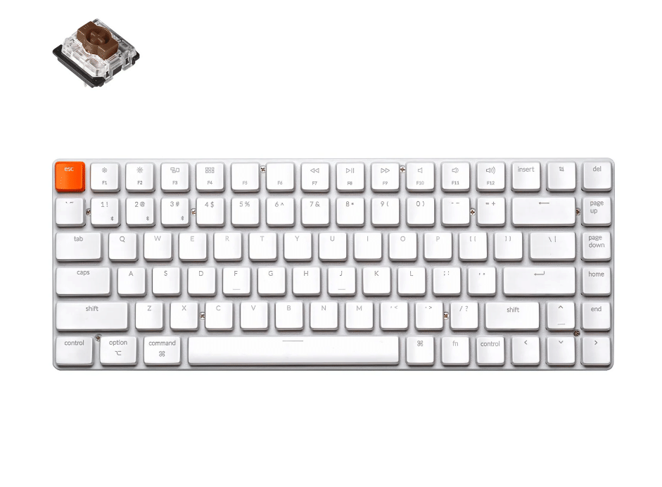 Keychron K3 V2 Bluetooth Keyboard RGB Hot-Swappable for Mac/Windows - Brown Switch