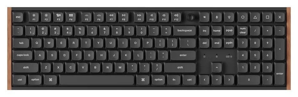Keychron K5 Ultra 8K Wireless RGB Low-Profile Mechanical Black Keyboard - Milk POM Brown Switch

