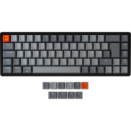 Keychron Keyboard Red Keychron K6 RGB Wireless Mechanical Keyboard - Red Switch