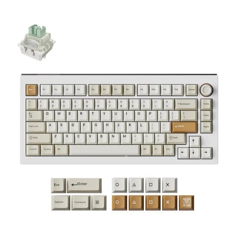 Keychron Lemokey L5 HE Magnetic Switch Custom Down Master Gaming Keyboard - Lemokey Ultra-Fast Lime Magnetic Switch
