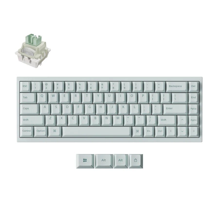 Keychron Q16 HE 8K Ceramic Light Green Keyboard - Ultra-Fast Lime Magnetic Switch