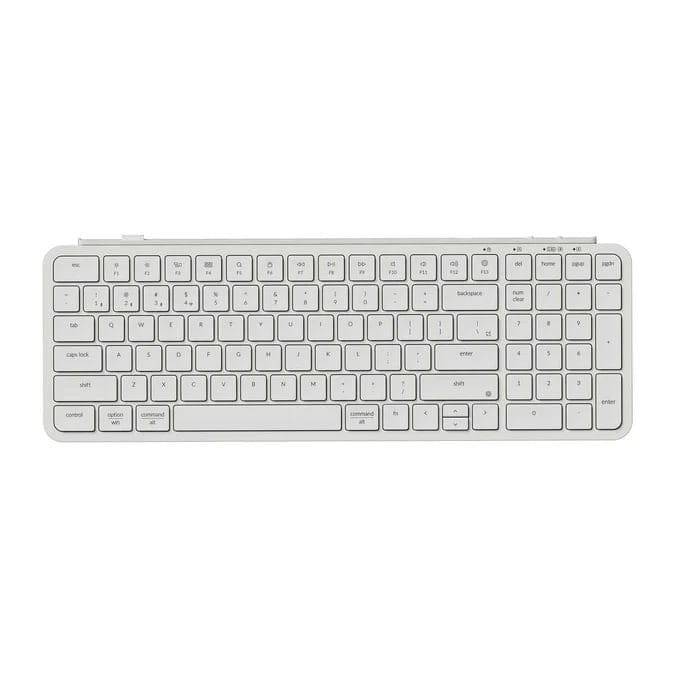 Keychron B2 Pro Ultra-Slim Wireless Keyboard - Ivory White