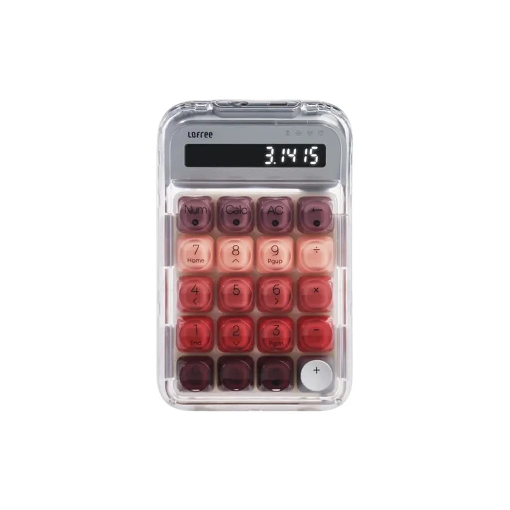 Lofree Lipstick Wireless Number Pad And Calculator - Silver
