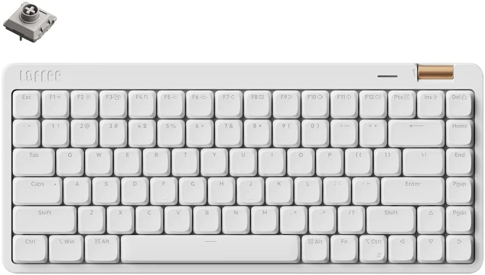 Lofree FLOW Lite84 Off White 75% Wireless Mechanical Keyboard - Specter Switch