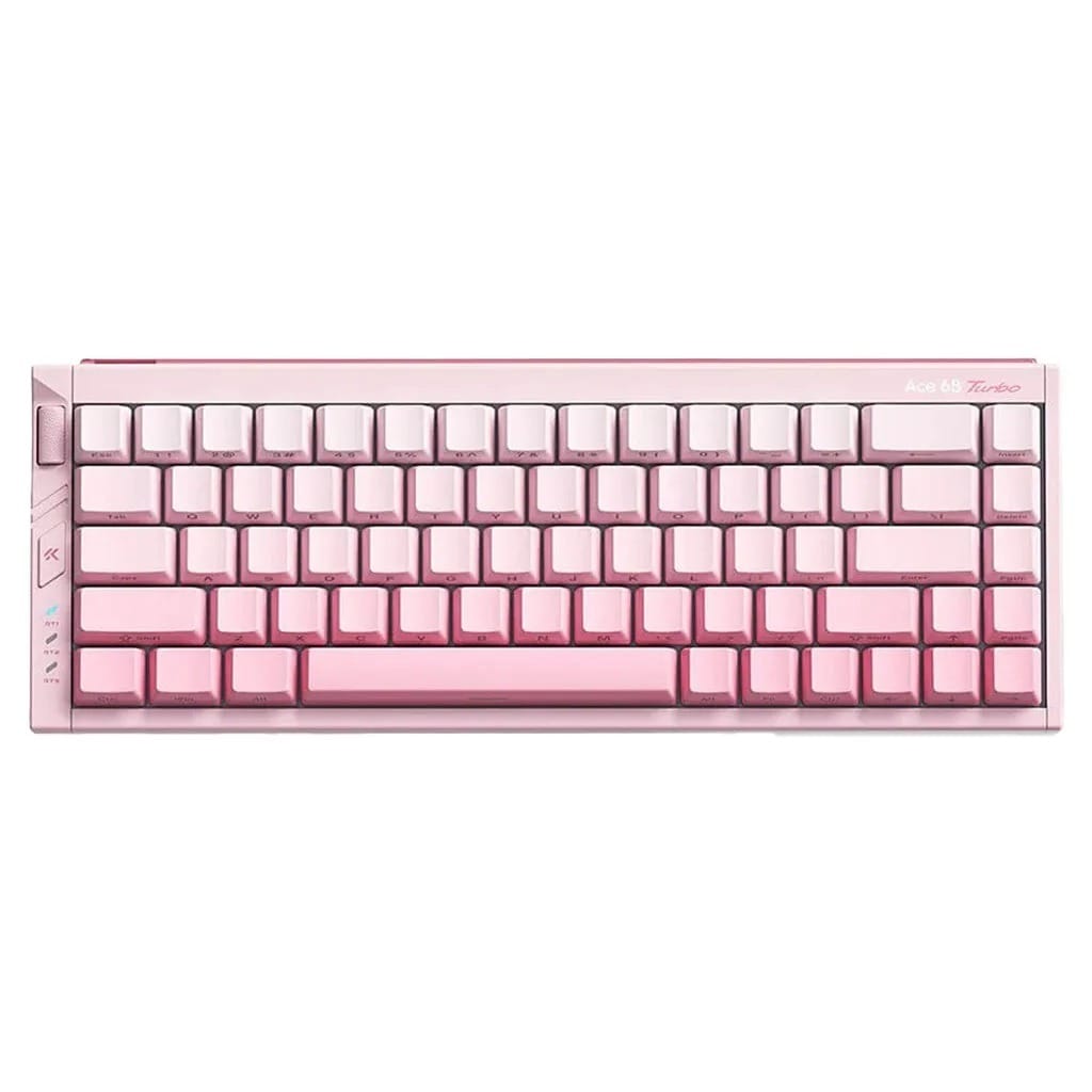 MCHOSE Ace 68 Turbo 16K Full-aluminum Esports Wired Hall Effect Peachy Pink Keyboard - Mount Tai Magnetic Switch GT