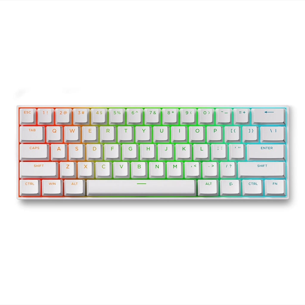MCHOSE ACE 60 Pro Hall Effect Magnetic 8K White Gaming Keyboard - Uranus Magnetic Standard Switch