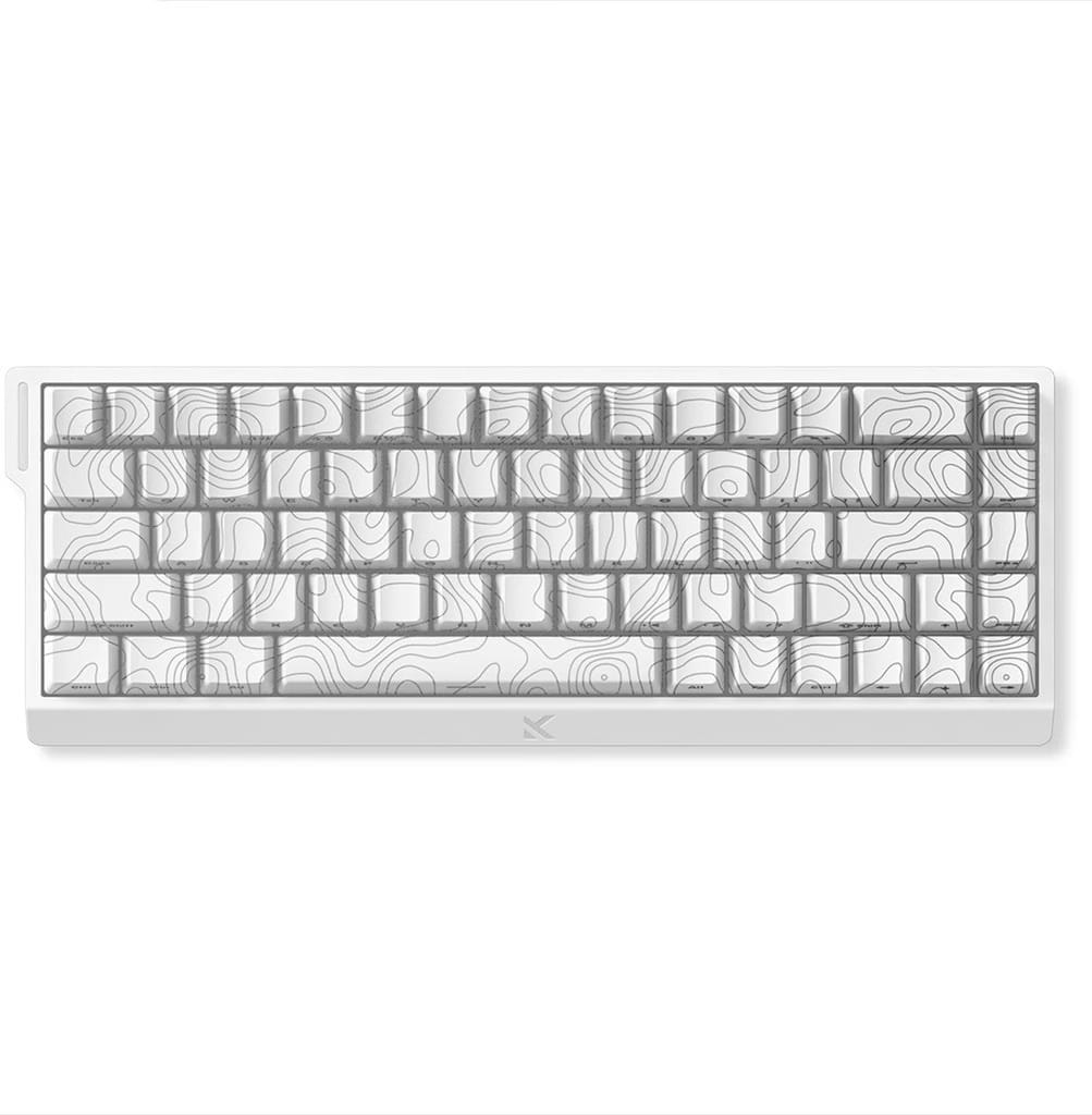 MCHOSE ACE 68 Hall Effect Magnetic 8K Wired White Gaming Keyboard - TTC Uranus Switch
