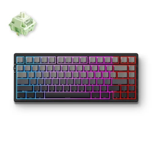 MCHOSE G75 Pro Gasket Mechanical Keyboard - Black Matcha Latte Switch