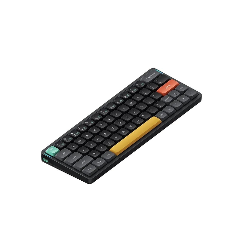 Nuphy Air60 v2 QMK/VIA Wireless Mechanical Black Keyboard - Wisteria Switch