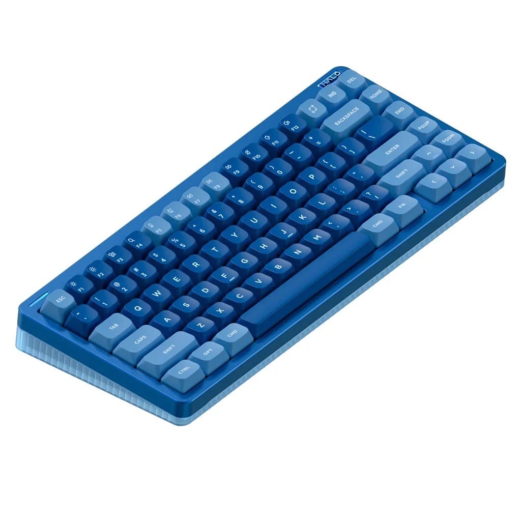 NuPhy Halo75 V2 Wireless QMK/VIA Mechanical Blue Lagoon Keyboard - Mint Switch