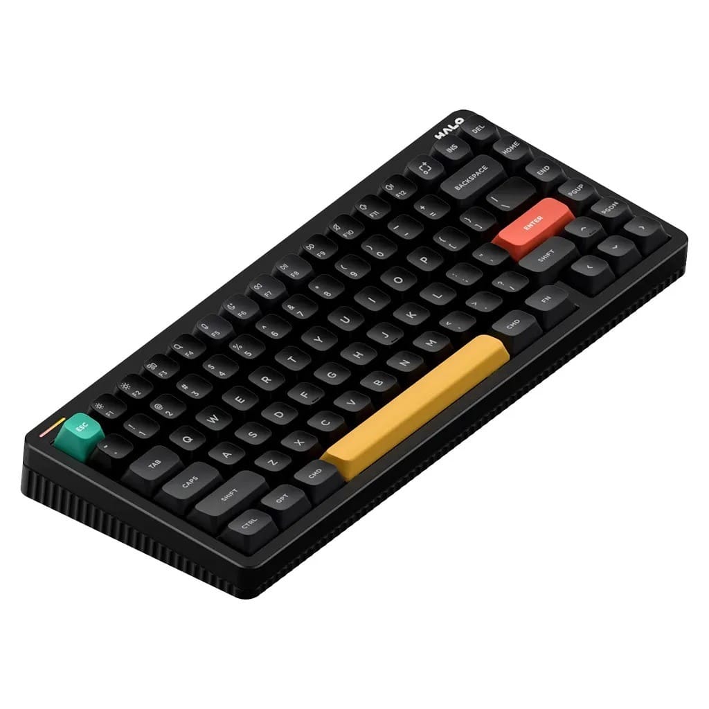 NuPhy Halo75 V2 IO Series Wireless Mechanical Obsidian Black Keyboard - Blush Max Switch