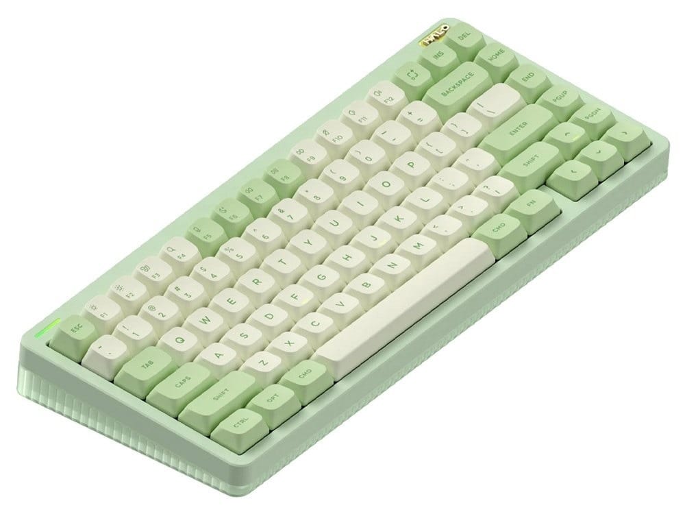 Nuphy Halo75 V2 QMK/VIA Hot-Swappable RGB Backlight Wireless Mechanical Mojito Keyboard - Raspberry Switch