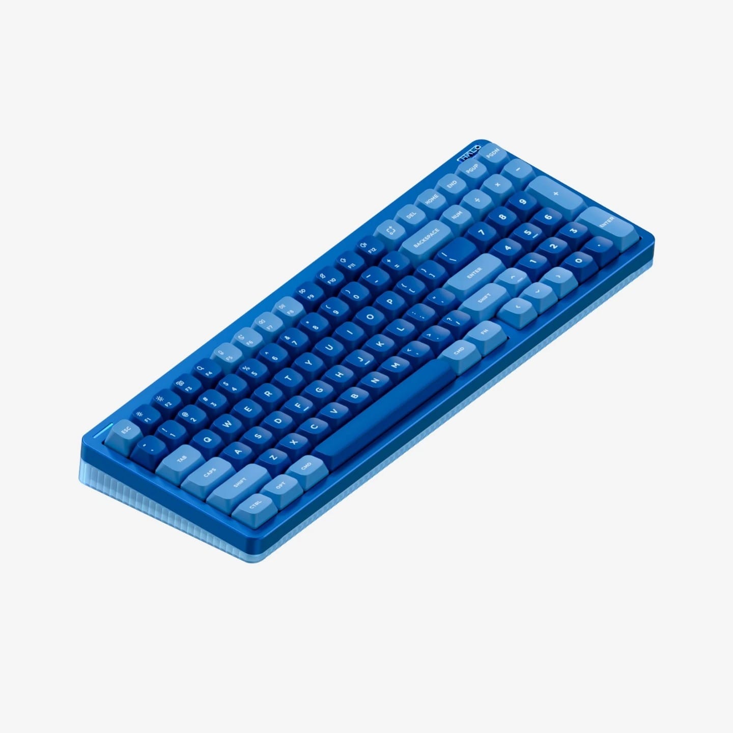 NuPhy Halo96 V2 QMK/VIA Wireless Mechanical Keyboard Blue Lagoon Keyboard - Lemon Switch