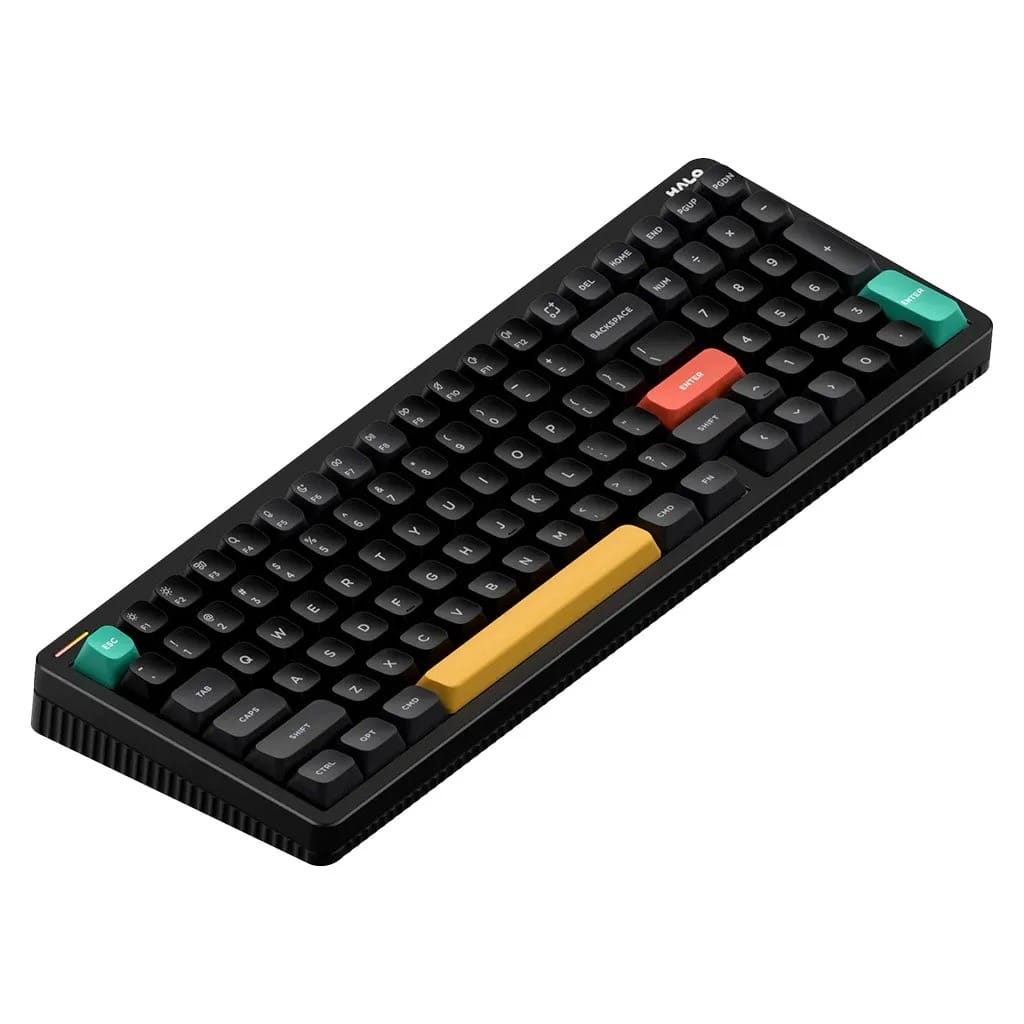 NuPhy Halo96 V2 IO Series Wireless Mechanical Obsidian Black Keyboard - Red Max Switch