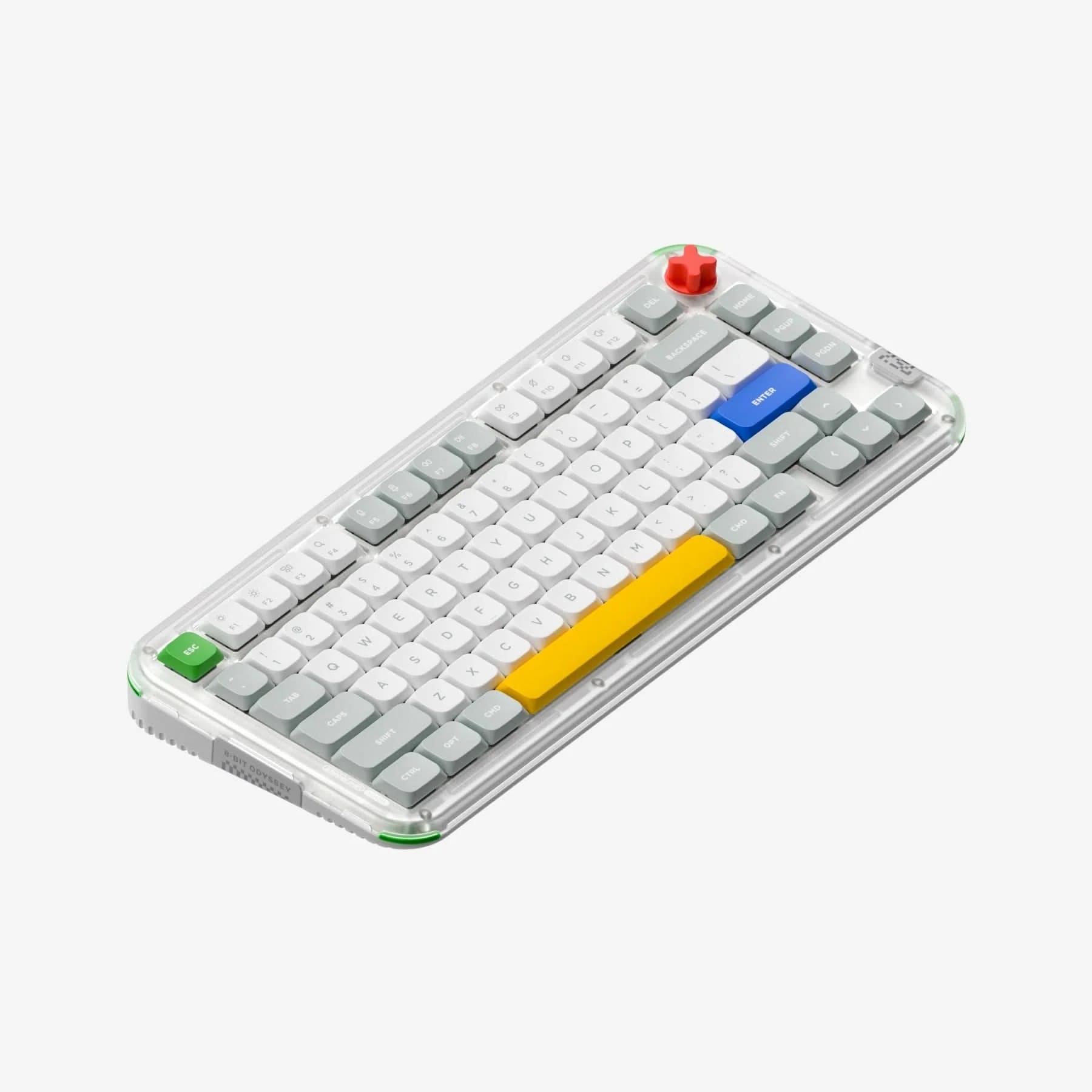 NuPhy Kick75 Hybrid-Profile Custom Wireless Mechanical Keyboard Low-Profile NuPhy IO Firmware - Blush Nano Switch