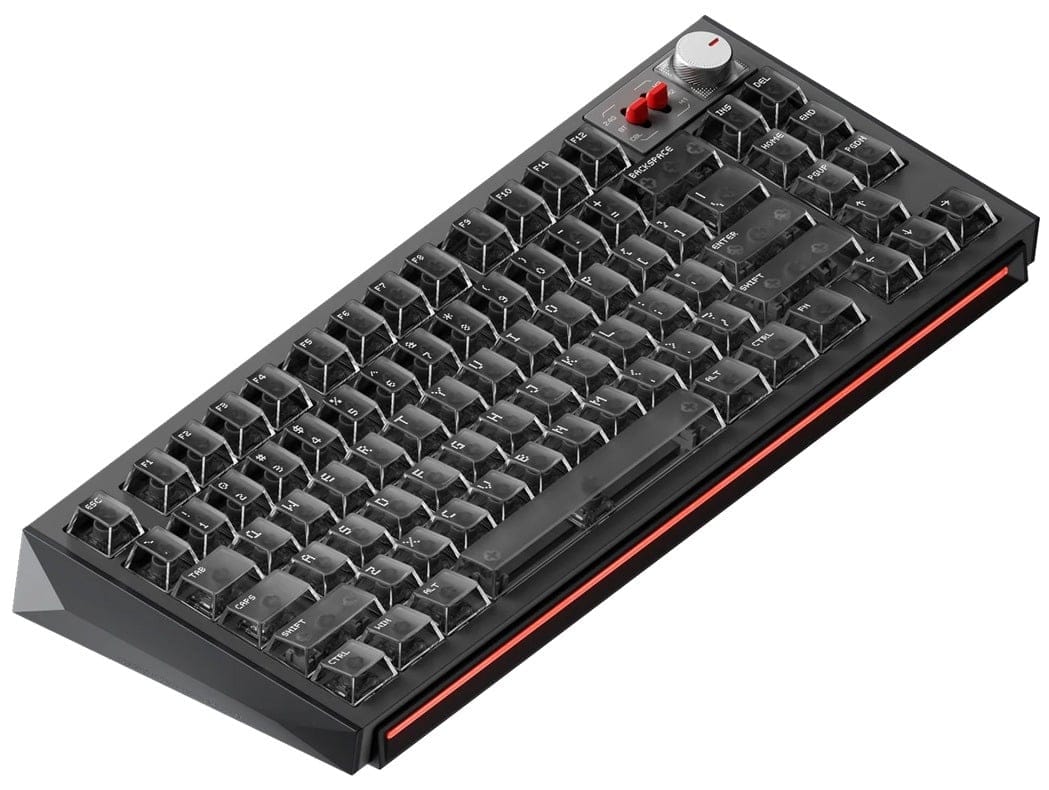 NuPhy WH80 HE Wireless 8K Magnetic Nebula Black Gaming Keyboard - Magnetic Jade Dragon N Switcha
