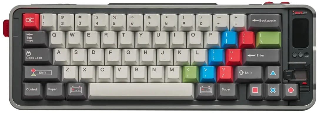 Qwertykeys QK65 MK3 Wireless RGB Prebuilt Imp Mechanical Keyboard - Oat Switch