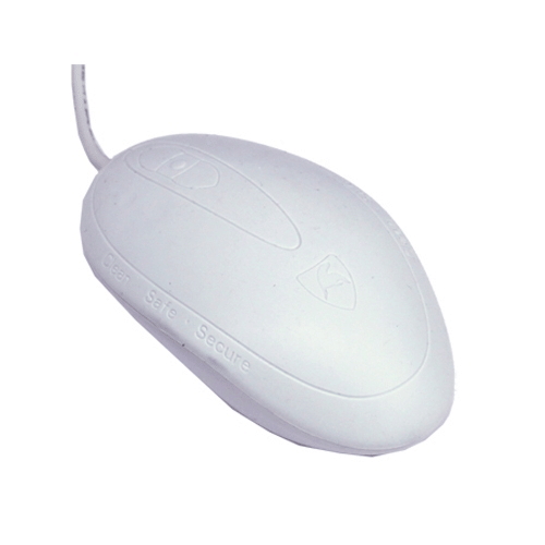 Seal Mouse IP68 Silicone USB Mouse White