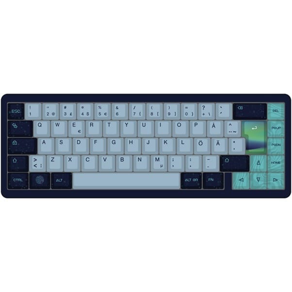 VARMILO MUSE65 HE Magnetic Switch Metal 8K Wired Gaming Keyboard Aurora (Magnetic Jade Pro Switch)