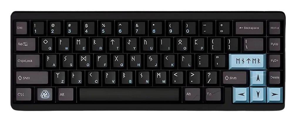 VARMILO MUSE65 HE Asgard Mini Wired Gaming ANSI Layout Hot-Swappable Keyboard - Magnetic Jade Pro Switch