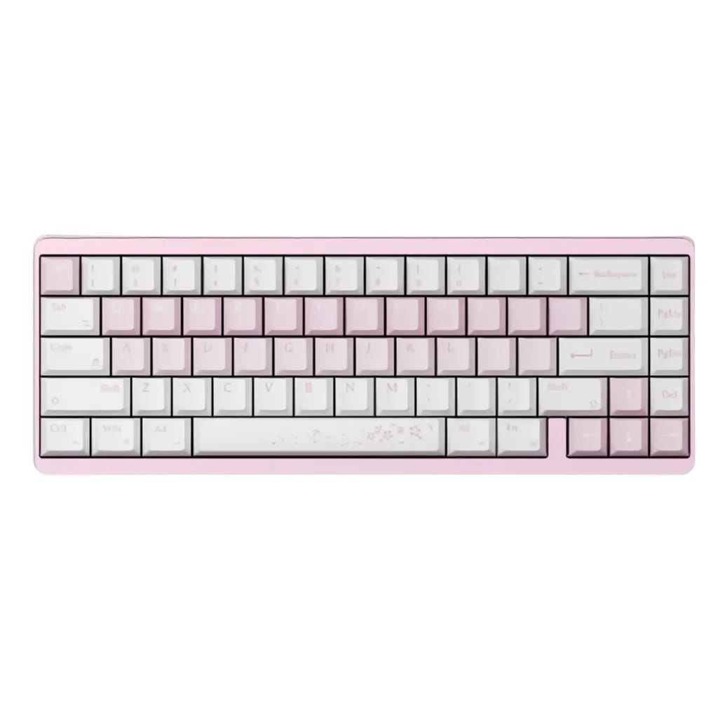 Varmilo MUSE65 HE Sakura Mini Wired Gaming ANSI Layout Hot-Swappable Keyboard - Magnetic Jade Pro Switch
